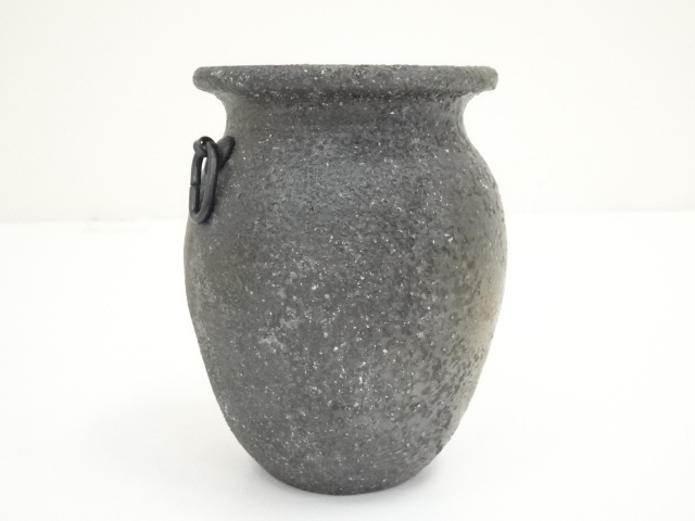 道具 ] - 道具 備前焼 紀琇山造 掛花入（共箱） | ネット